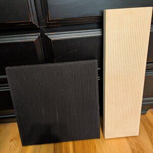 2 Photo Boards Ribbed front for Collage Style